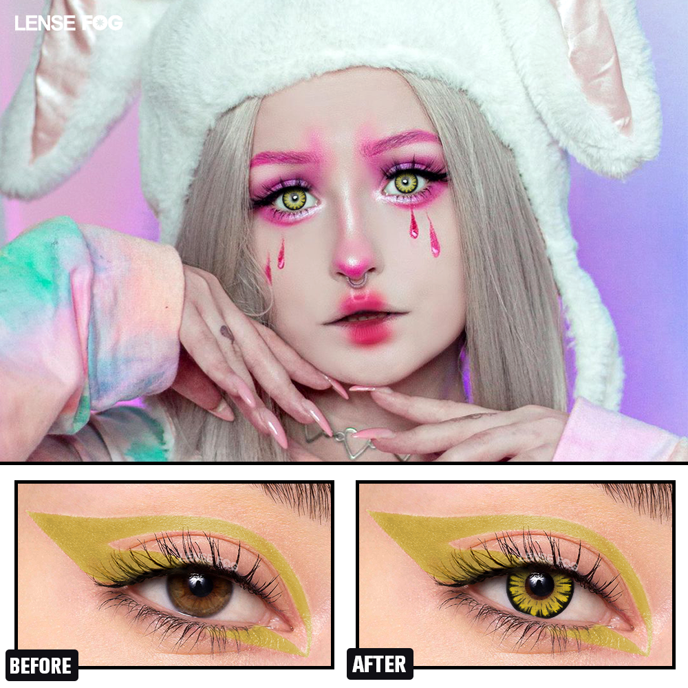 Miracle Times Yellow Cosplay Contacts