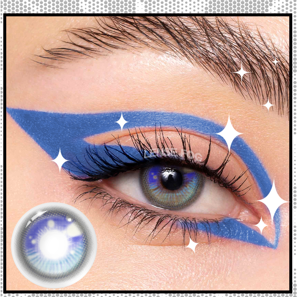 SAILOR MOON KITTY Blue Cosplay Contacts