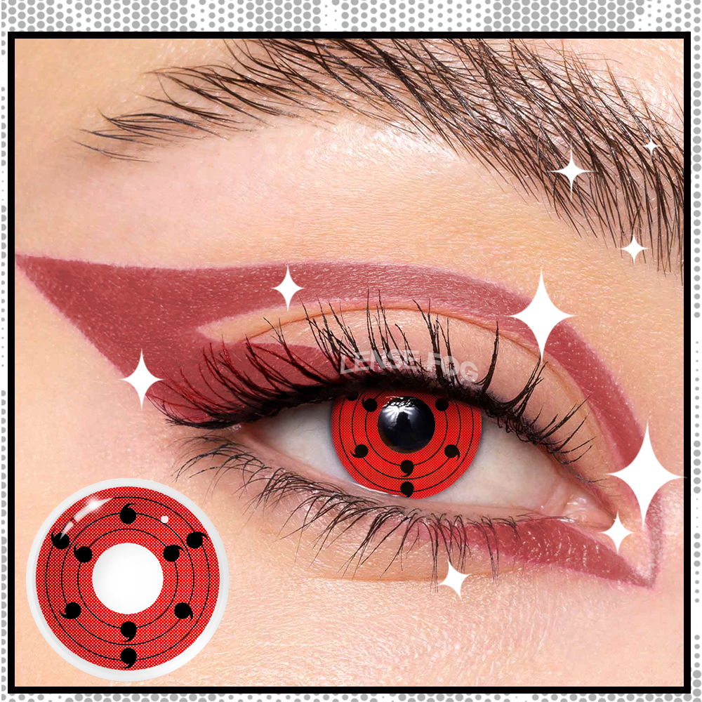 Sasuke Uchiha Red Cosplay Contacts