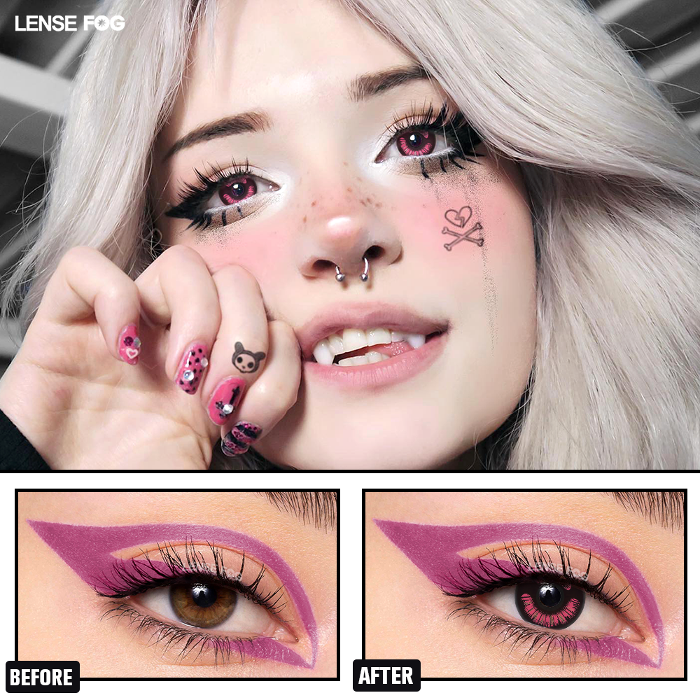 Demon Slayer Purple Eyes Cosplay Contacts