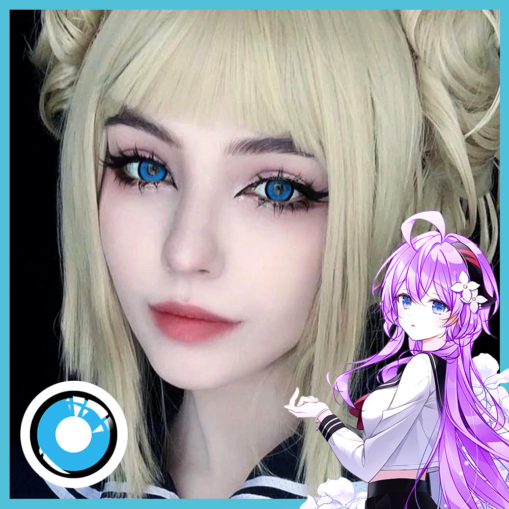 Block Blue Cosplay Contacts