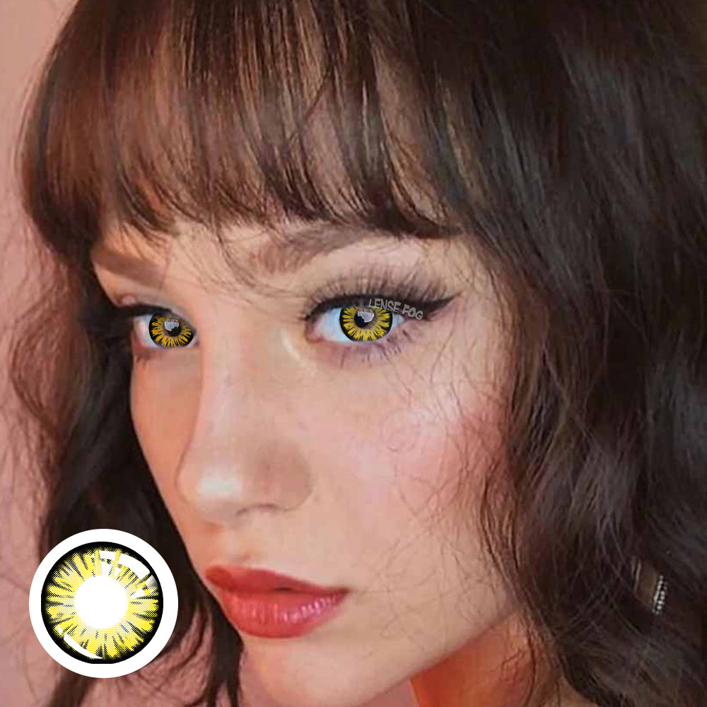 Miracle Times Yellow Cosplay Contacts