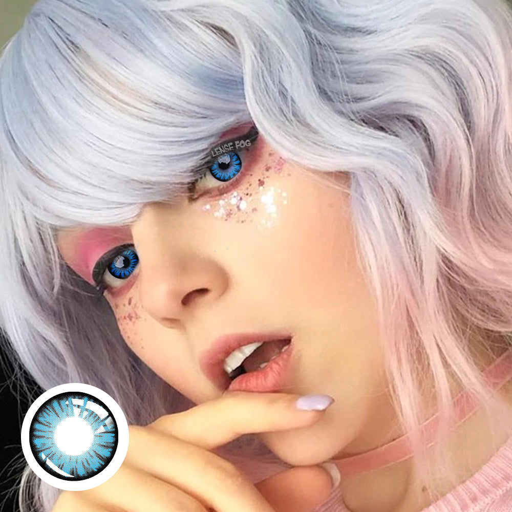 Miracle Times Light Blue Cosplay Contacts