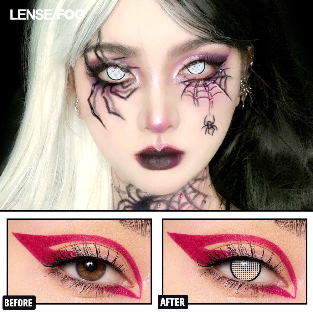 Manson Mesh White Cosplay Contacts