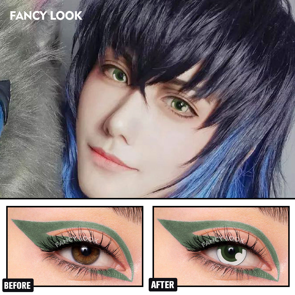 Demon Slayer Hashibira Inosuke Cosplay Contacts