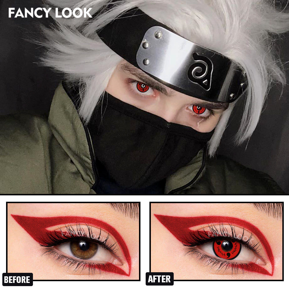 Sharingan Halloween Cosplay Contacts