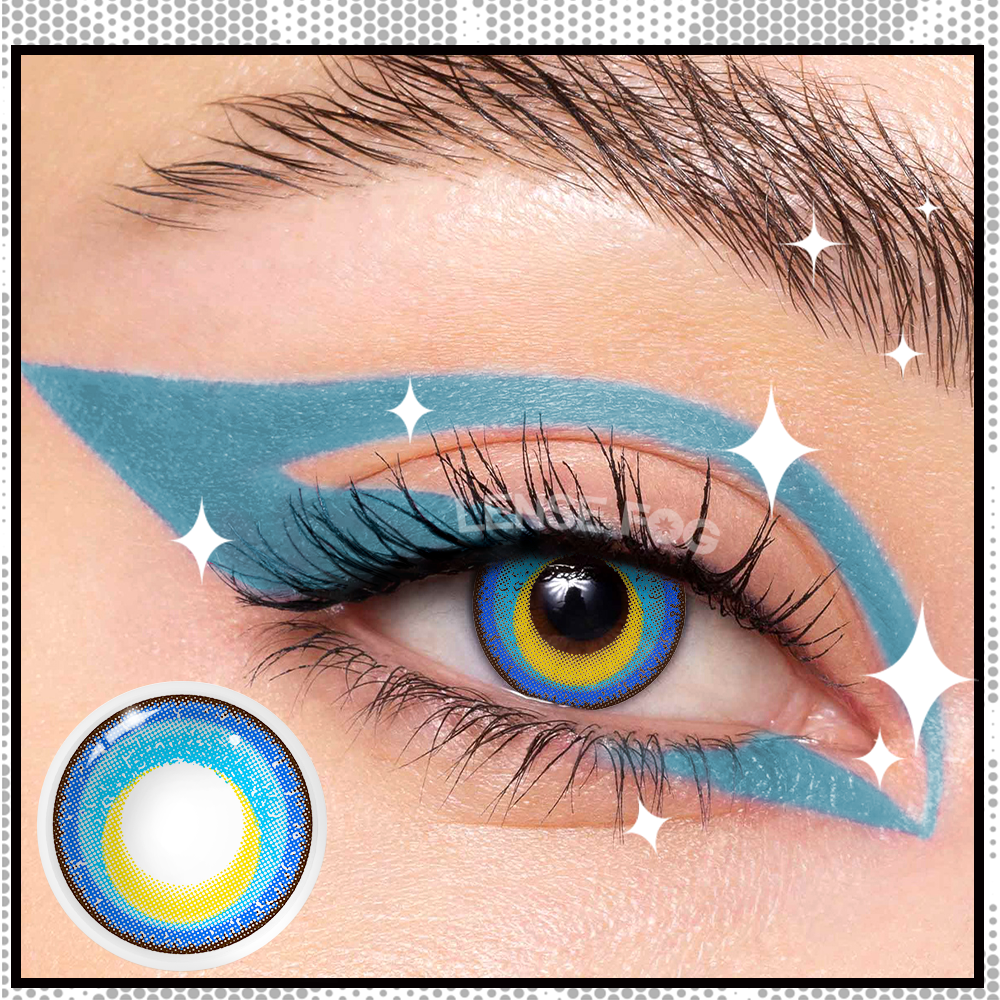 Dancing Sword Blue Cosplay Contacts