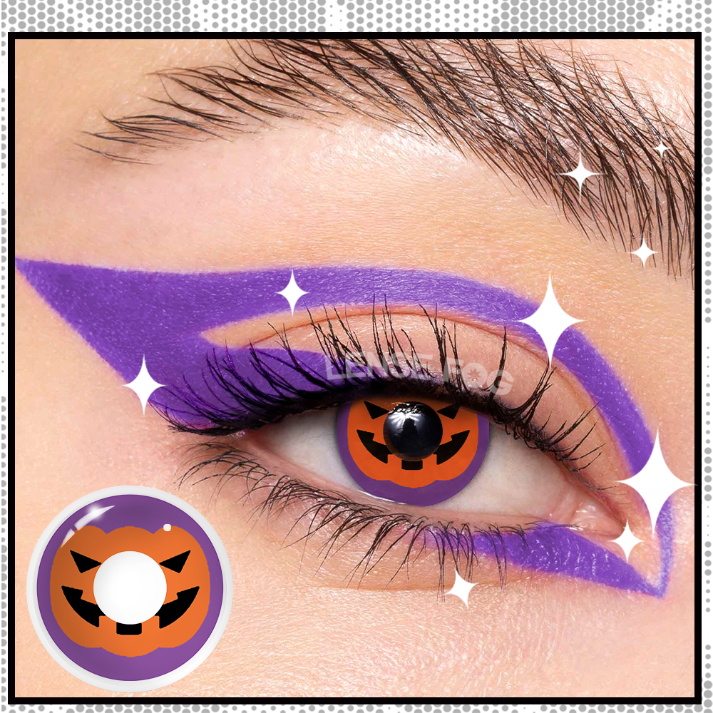 Luncky Punmpkin Face Cosplay Contacts