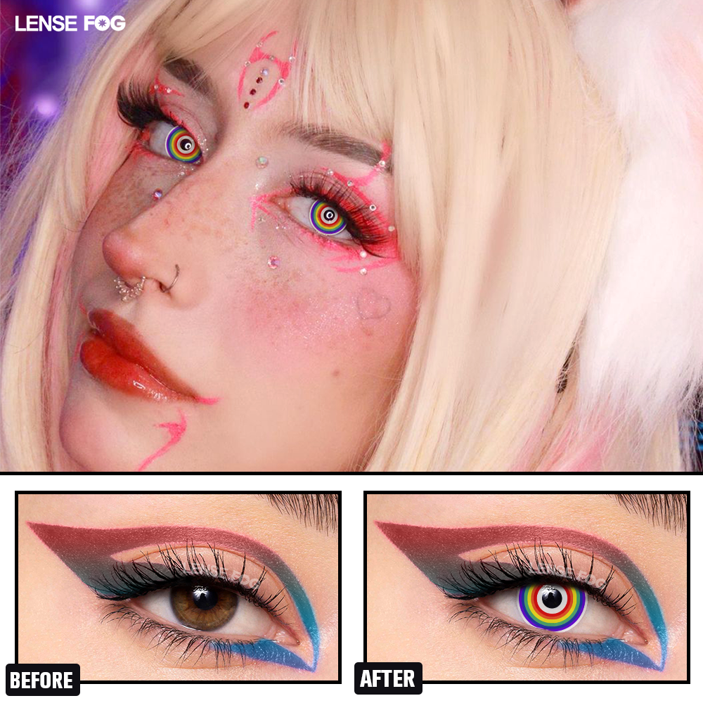 Pride Rainbow Cosplay Contacts