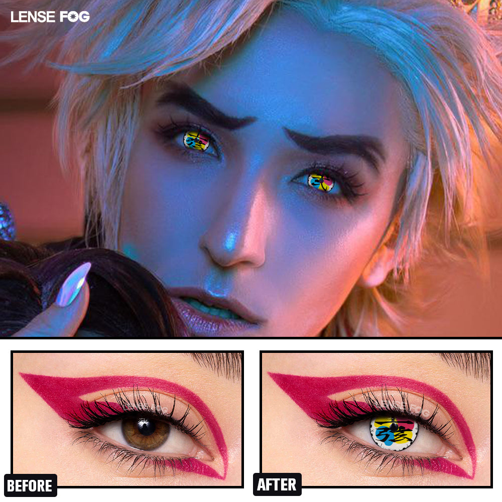 Demon Slayer Douma Cosplay Contacts