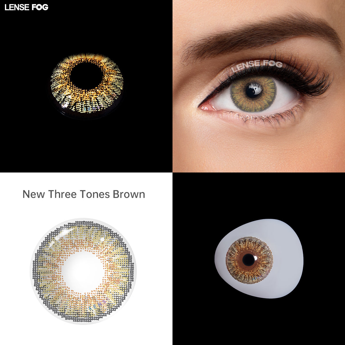 New Three Tones Tigers Eye Brown