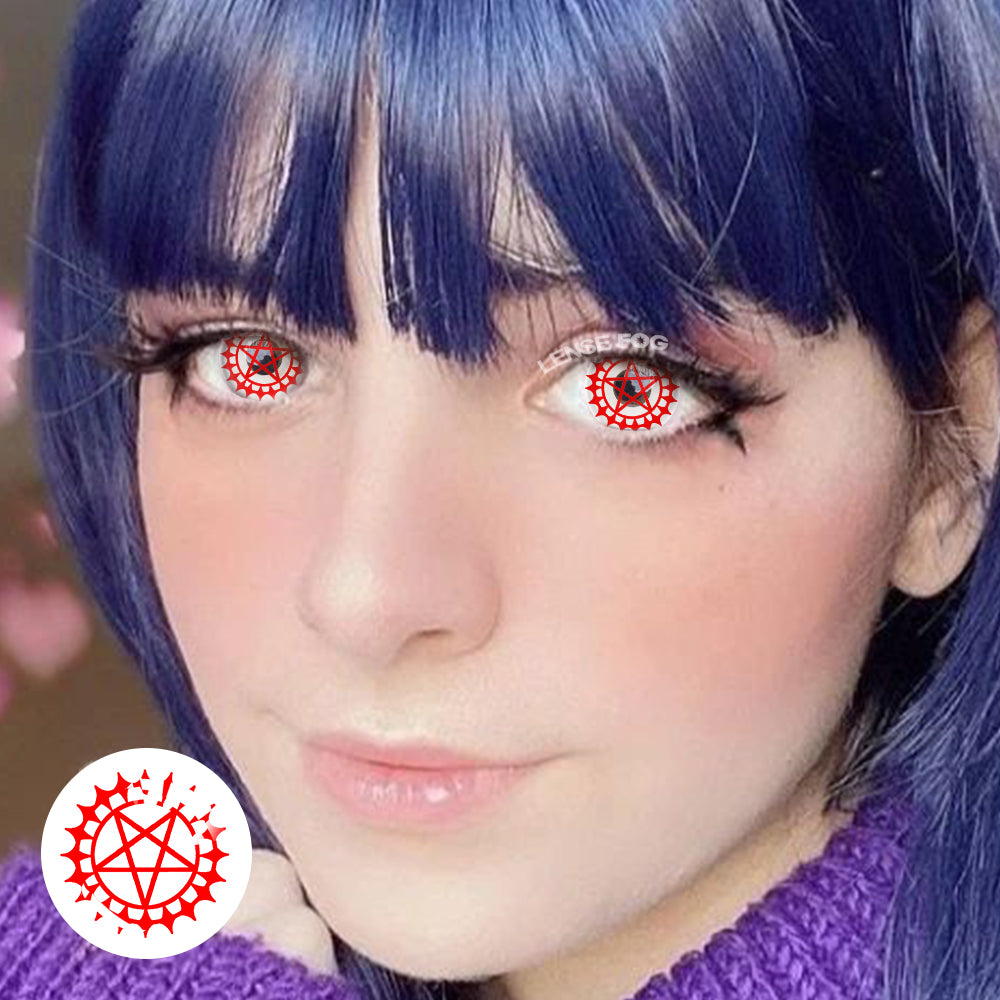 Ciel's Contract White Red Cosplay Contacts