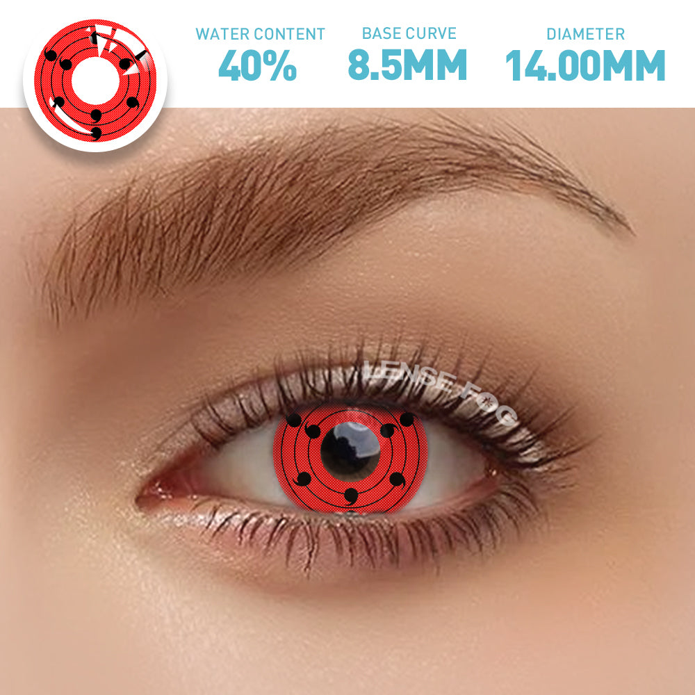 Sasuke Uchiha Red Cosplay Contacts