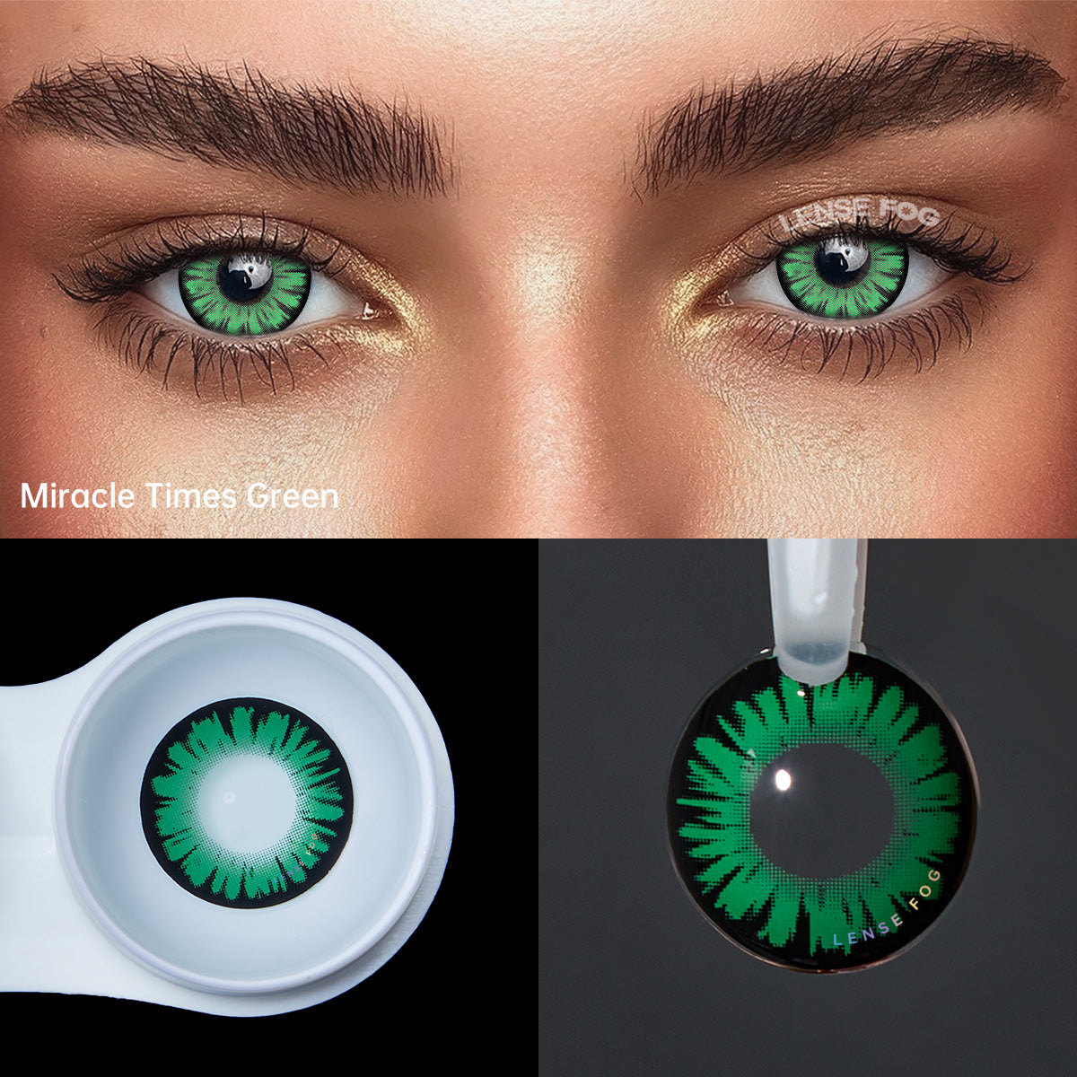 Miracle Times Green Cosplay Contacts