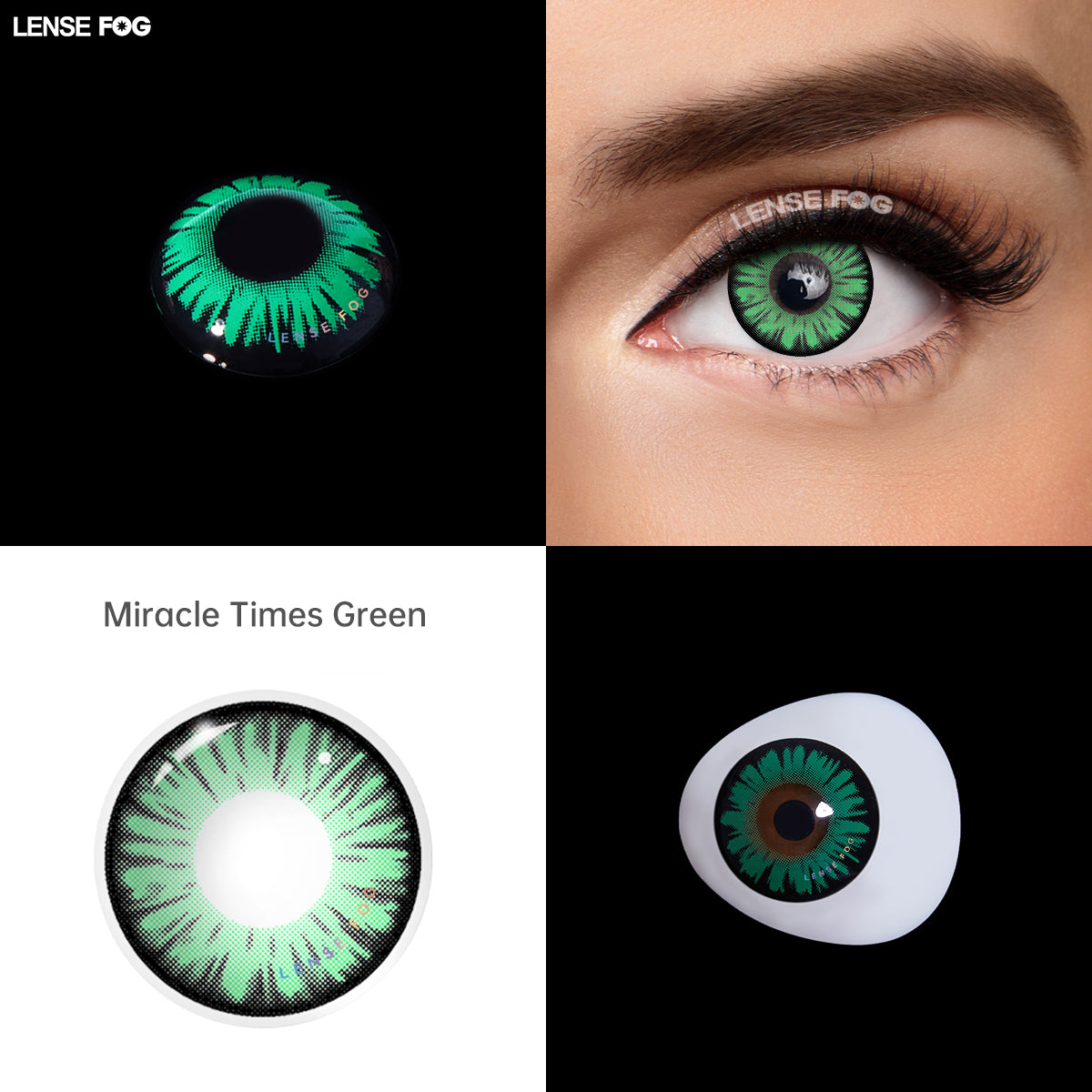 Miracle Times Green Cosplay Contacts