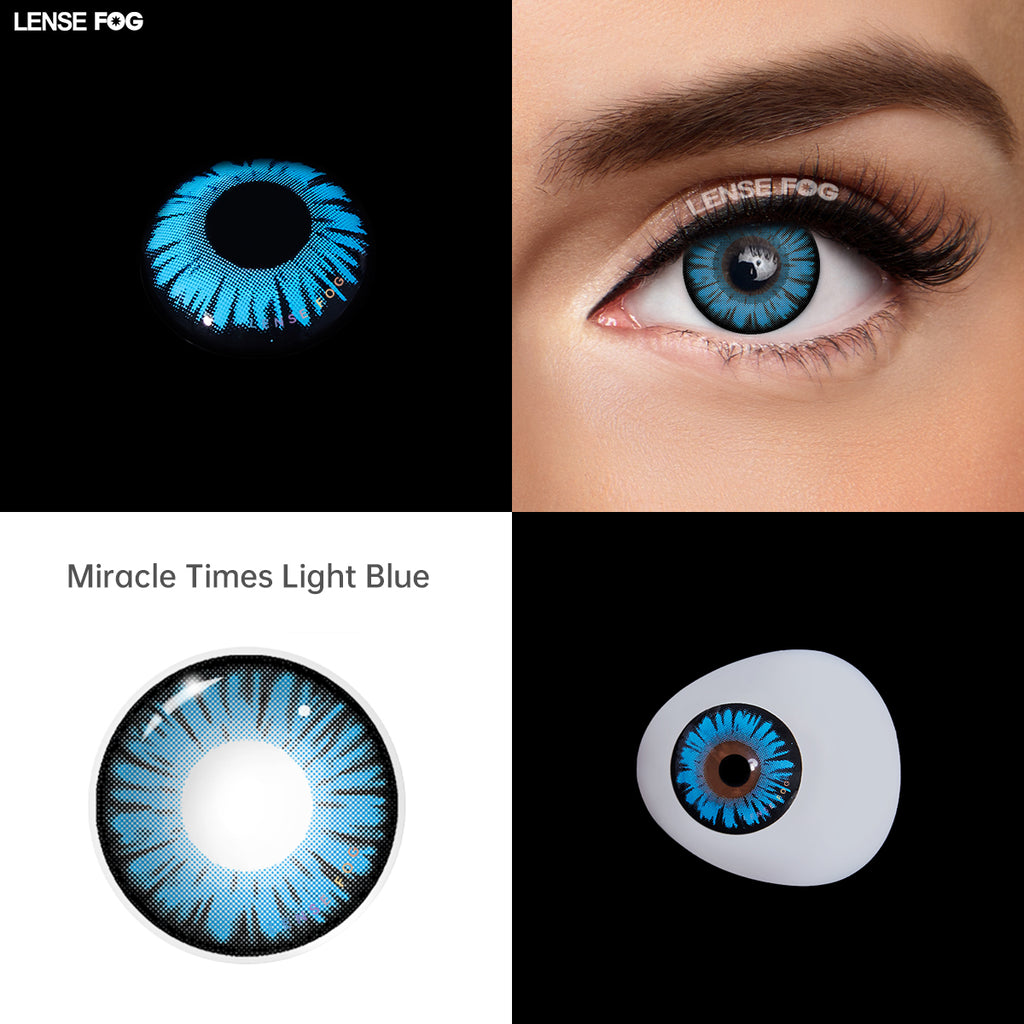 Miracle Times Light Blue Cosplay Contacts