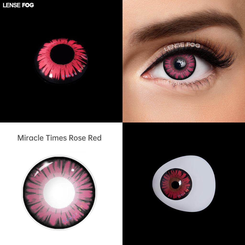 Miracle Times Rose Red Cosplay Contacts