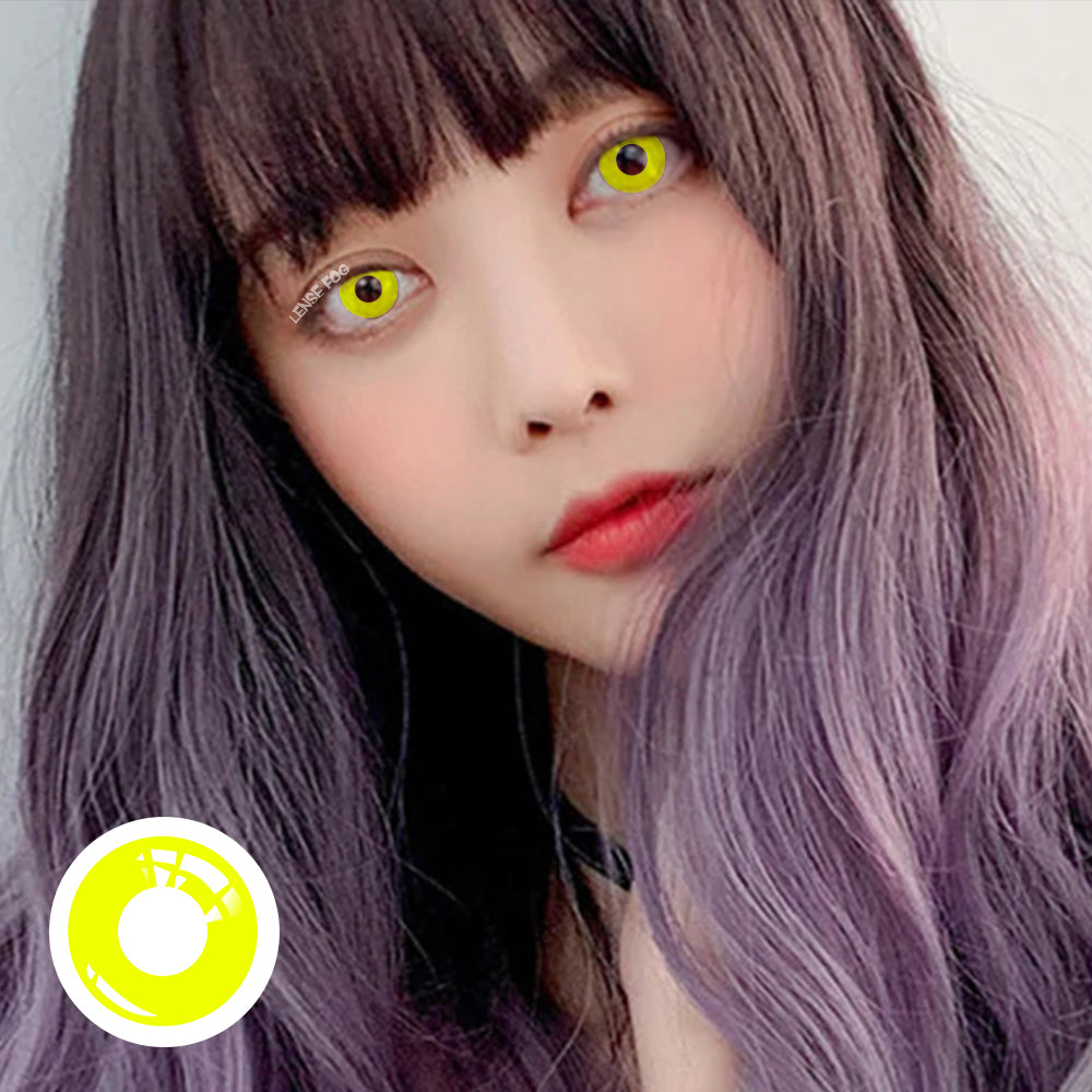 Anime Block Yellow Cosplay Contacts