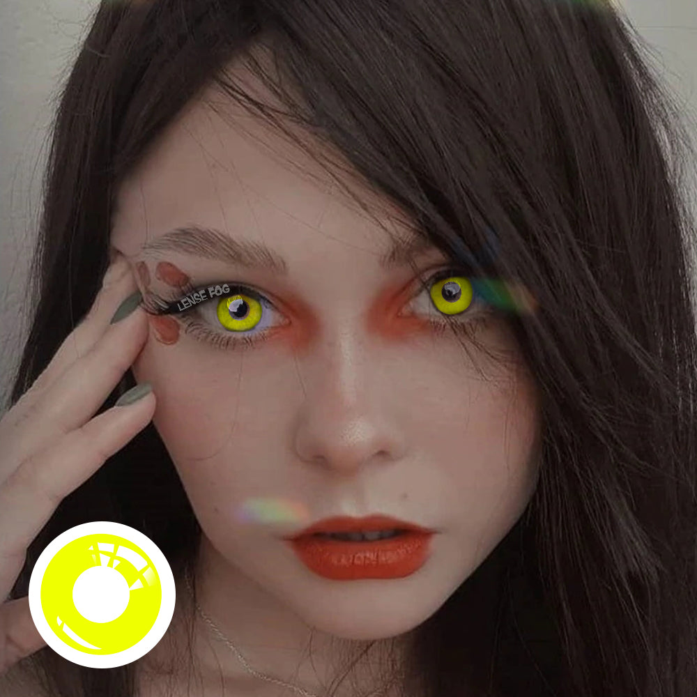 Anime Block Yellow Cosplay Contacts