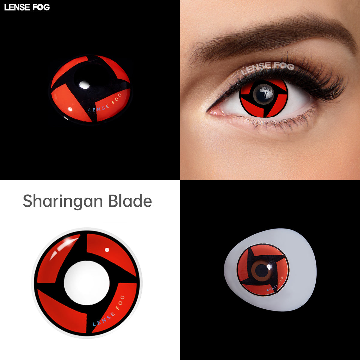 NARUTO WORLD SHI SUI'S Mangekyo Sharingan Cosplay Contacts