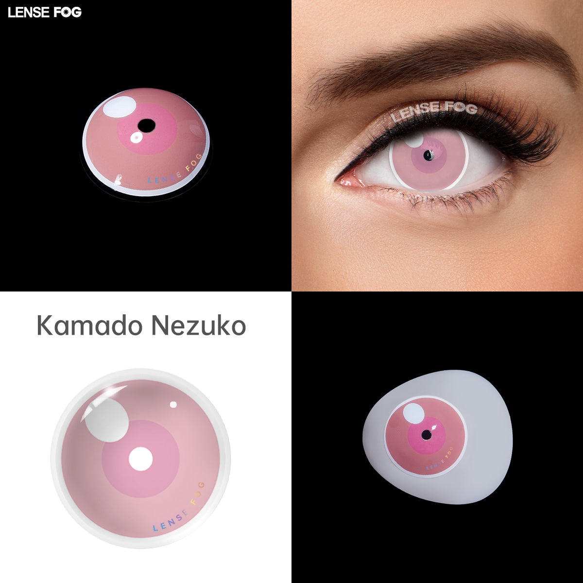 Demon Slayer Kamado Nezuko Cosplay Contacts