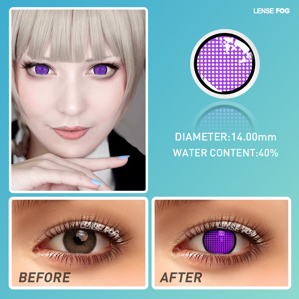 Purple MESH Cosplay Contacts