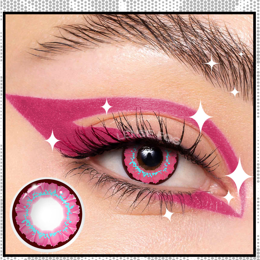 POKÉMON Pink Violet Cosplay Contacts