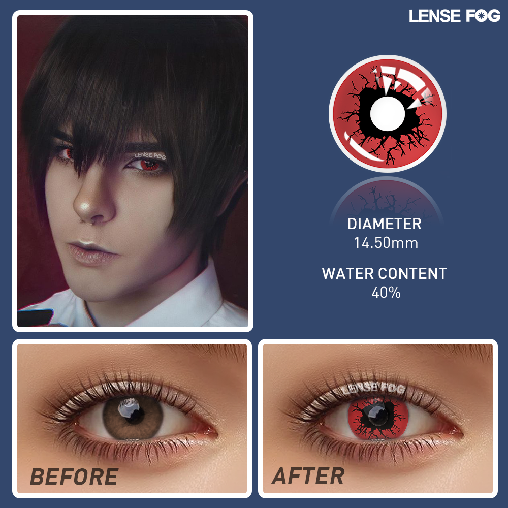 Bloody Red Eyes Cosplay Contacts