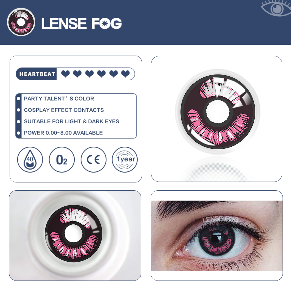 Demon Slayer Purple Eyes Cosplay Contacts