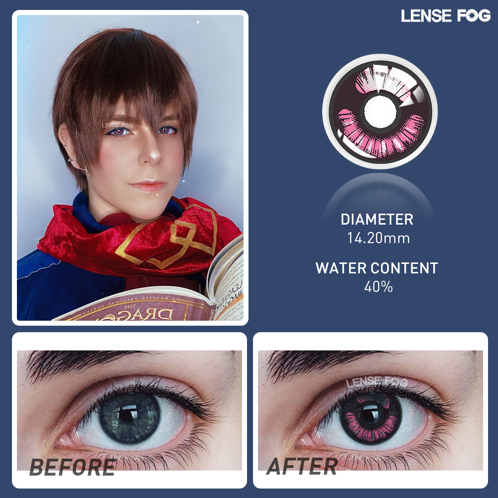 Demon Slayer Purple Eyes Cosplay Contacts