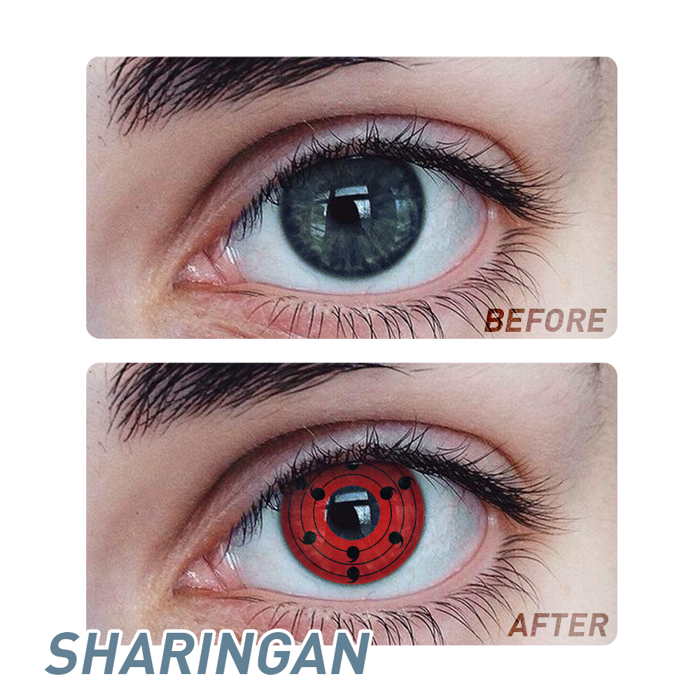 Sharingan Magatma Mangekyo Red Cosplay Contacts