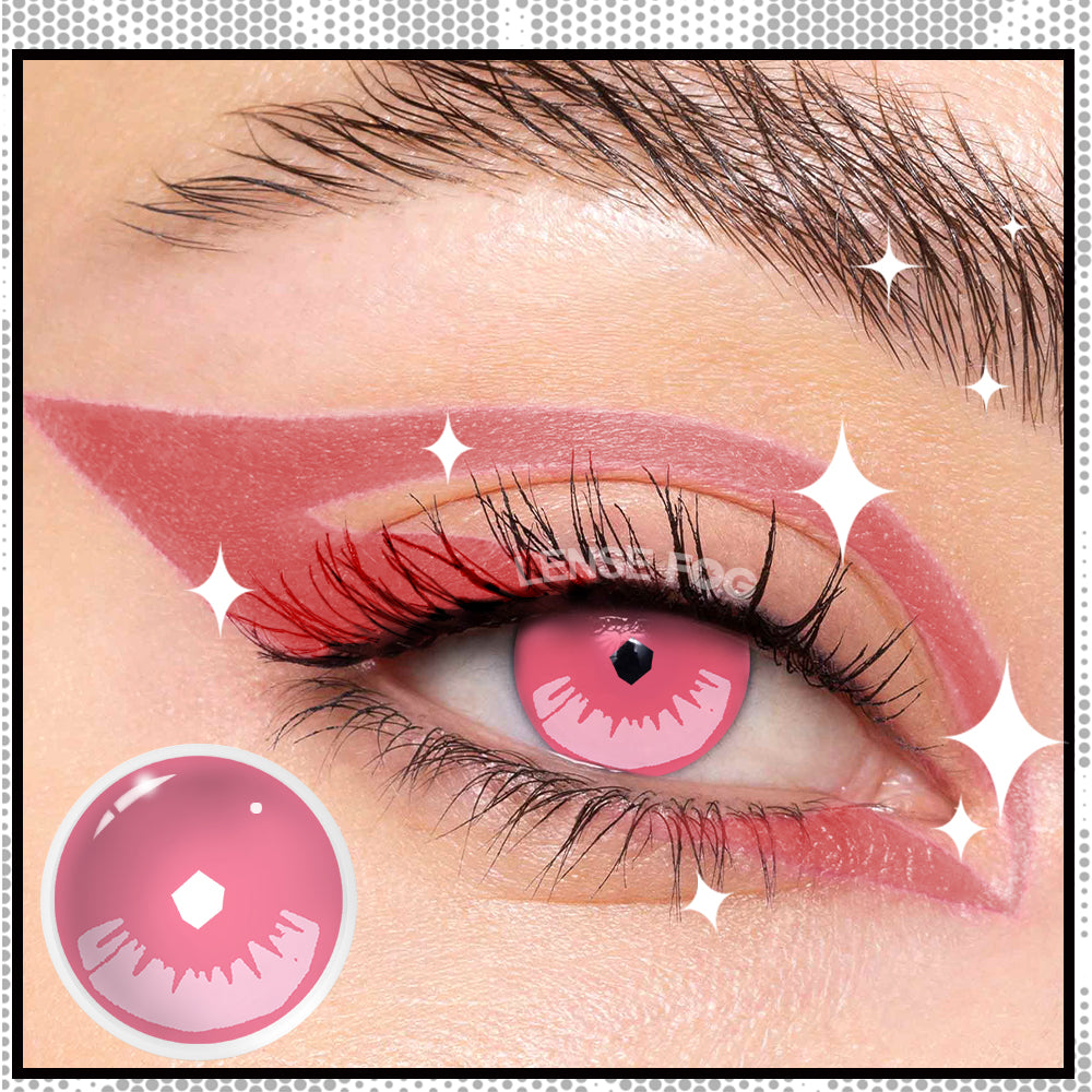 Demon Slayer Kamado Nezuko Pink Cosplay Contacts